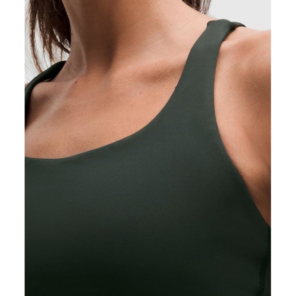 Lululemon Energy Longline Bra Medium Support, B-D cups Rainforest Green - Picture 3 of 7
